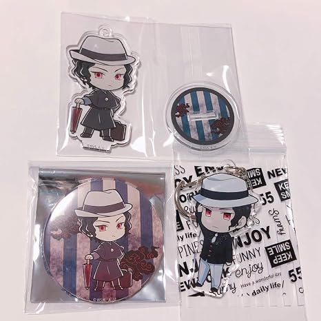 Amazon Co Jp 鬼滅の刃 無惨 アニメイト 謎解き アクキー アクスタ 缶バッジ 3点セット ホビー 通販