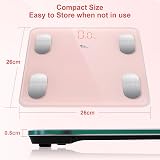 himaly Smart Body Fat Scales Digital BMI Muscle Mass Tracker view 7