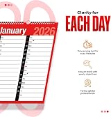 Karrma Ltd 2026 A4 Month to View Wall Calendar 2 Columns Spiral Bound view 3