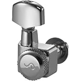 Schaller Original F-Series Standard + Locking 6l SMB SL Machine Head Set, chrome