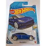 Hot Wheels 2020 Factory Fresh Tesla Model 3, Blue 112/250