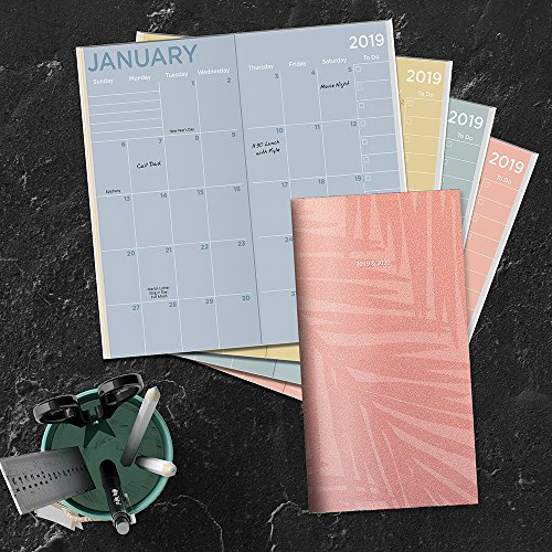 Time Factory Blush Botanical 3.5" x 6.5" January 2019-December 2020 2-Year Pocket Planner (19-7203) - Thumbnail 5