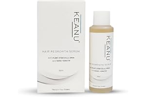 KEANU Hair Growth Serum, 0% Minoxidil for Men & Women Advanced Hair Regrowth, Exosome Thinning Hair' Serum Stimulates Growth Biotin Serum, Scalp Treatment W Plant Stem Cells & Nano-Keratin - 1.7 fl oz