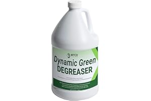 EXPRESS CHEM Myco Dynamic Green Degreaser 1 Gal – Biodegradable Heavy-Duty Cleaner & Concentrate, pH 12.4, VOC-Free, Makes 55 Gal, Commercial & Residential Multi-Surface Use: Kitchen, Equipment, Fire Restoration
