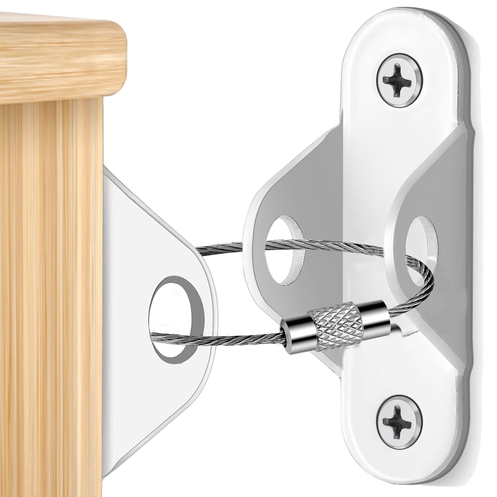 JIUDONE Furniture Anchors (12 Pack) for Baby Proofing & Pet Protecting, Furniture Straps Anti Tip Furniture Wall Anchor Securing 400 lbs/Keep Baby Pet Safety from Falling Furniture, Earthquake Straps