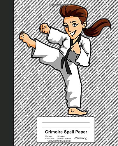 Grimoire Spell Paper Martial Arts Karate Girl Book Weezag Grimoire Spell Paper Notebook Weezag 9781097261734 Amazon Com Books