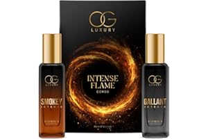 I.ntense Flame Combo | Smokey Intense & Gallant Intense 40% Perfume Oil Concentration Extrait De Parfum | Luxury Fragrances |