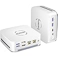 FUNYET Mini PC Gaming PC, Desktop Computer with Intel 12th Gen Alder Lake N95(up to 3.4GHz), 16GB DDR4 RAM 512GB SSD, Supports 4K Displays, Windows 11 Pro White