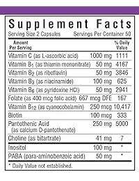 Bluebonnet Nutrición, el estrés B-Complex, 100 Vcaps, 743715004245, 1