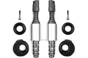 SESYOMR Dade 2 Set VCT Camshaft Variable Valve Timing Solenoid Set Compatible with Ford 3V 5.4L 4.6L F150 F250 F350 LINCOLN MERCURY (6 PCS) 2 Solenoids + 2 Seals + 2 Screws