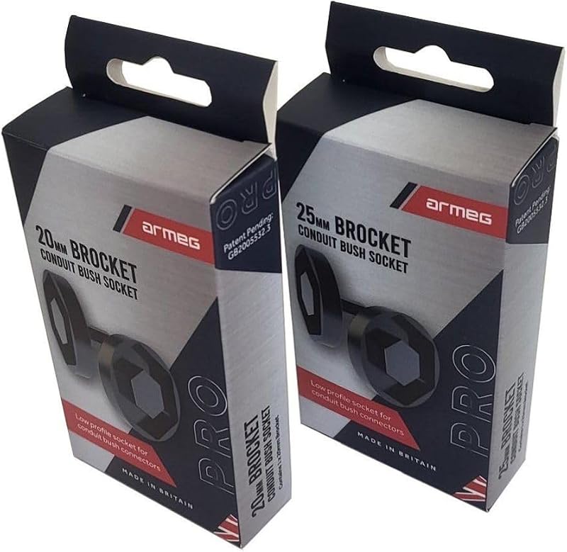 Armeg Brocket 20mm 25mm Twin Pack Socket Set