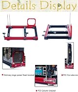 Kafuty ATX Motherboard Open Frame Case DIY Aluminum Alloy Bare Bones PC view 3