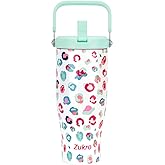 Zukro 40 OZ Tumbler With Flip Straw, Triple-Wall Easy-carry Insulated Water Bottles With Top Handle Fit in Cupholder, Leakproof Stainless Steel Water Jug For Gym, Outdoors, Cold Drinks