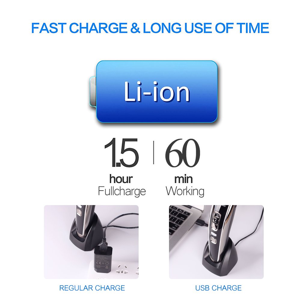 Hatteker Profi Herren Haarschneider Set Haarschneidemaschine für Hatteker Profi Herren Haarschneider Set Haarschneidemaschine für Männer Profi Haartrimmer für Akku und Netzbetrieb Hair clipper Bestes Geschenk für