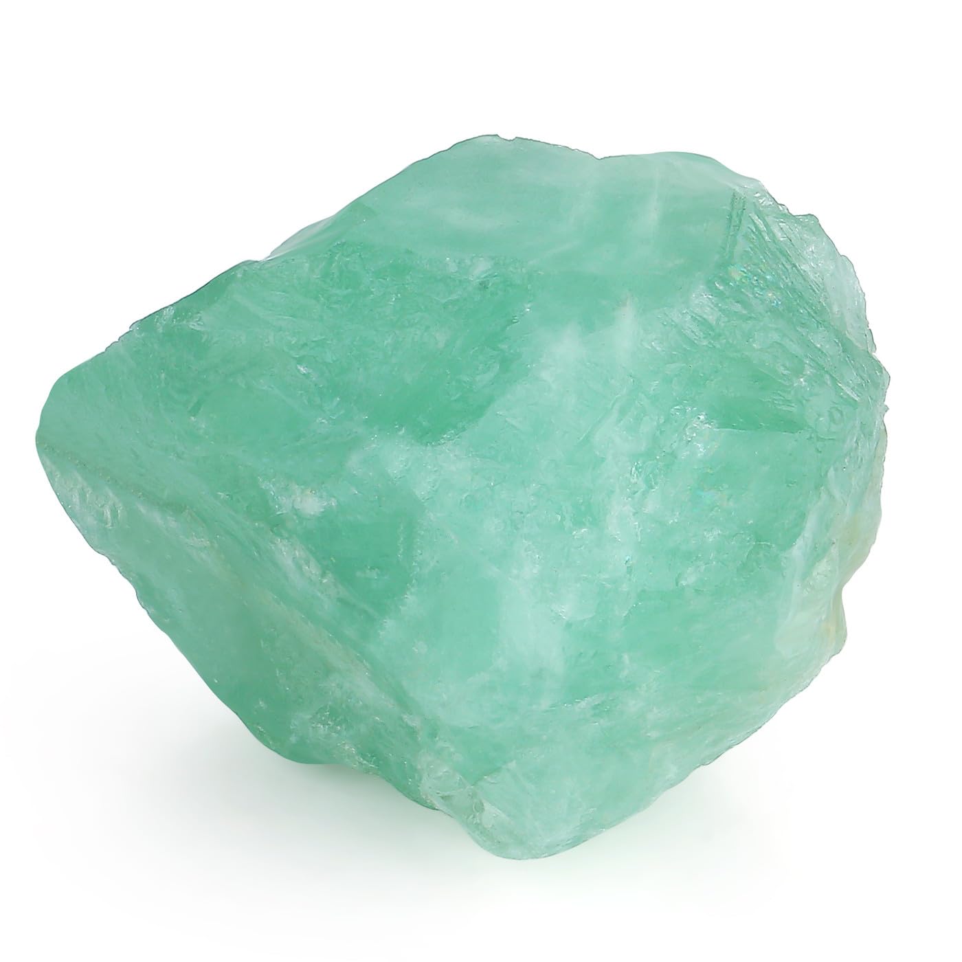 XIANNVXI Fluorite Crystal,1.77-2.17" Raw Crystal Fluorite Stone,Natural Raw Rough Healing Rock Gemstone for Stone Lovers Beginners Collectors