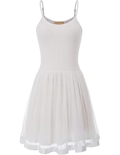 white cotton underdress