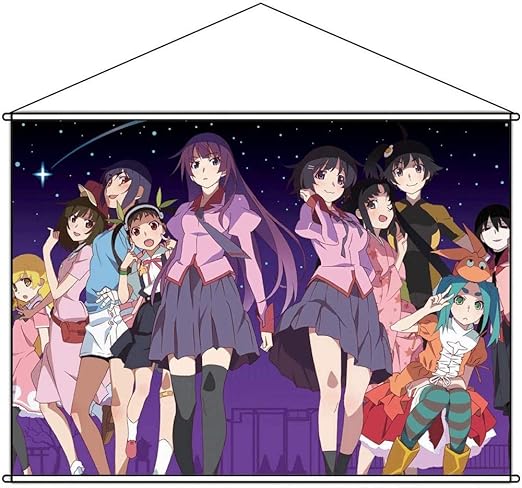Amazon 物語 シリーズ 続 終物語 ポスター 掛ける絵 巻物 軸物 アニメ 漫画 同人 アダルト エロ 爆乳 おっぱい 18禁 カスタム可能 60cm 90cm 忍野扇 斧乃木余接 阿良々木火憐 忍野忍 戦場ヶ原ひたぎ 羽川翼 八九寺真宵 アニメ 萌えグッズ 通販