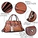 Jack&Chris Designer Purse Leather Handbags Ladies Briefcase Tote Bag Small Satchel for Women, WBSF001