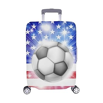 Amazon.com: Bandera de Usa fondo de fútbol con pirotecnia o ...