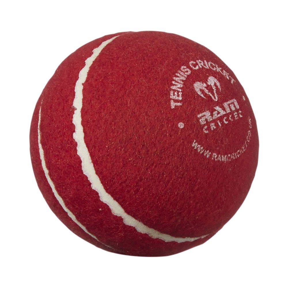 Ram Cricket Tennis Ball – Box of 6 - Tennis ball Construction with Built in Cricket Seam to Mimic a Real Cricket Ball - Low Bounce Cricket Training Ball - Great for Kids and Younger Players