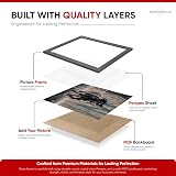 Alison Kingsgate Sleek 24x14 Picture Frame Engineered Wood Grey view 3