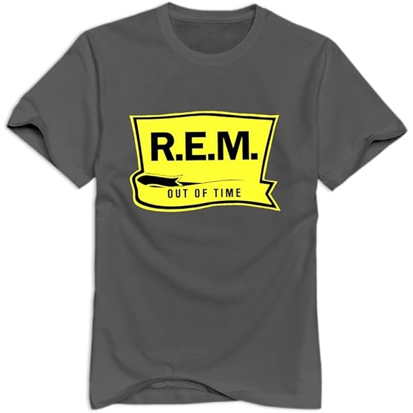 Amazon.com: Rem R.E.M. T Shirt Out Of Time Band Logo Official Mens