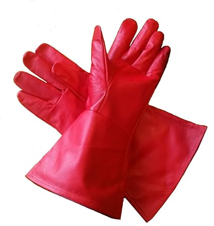 mens red gloves