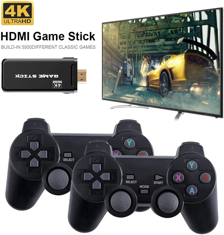 Usb Wireless Console Game Stick Videoconsola Con 3500 Juegos Clasicos 8 Bits Minimando Retro Salida Hdmi 2 Jugadores Amazon Es Bricolaje Y Herramientas