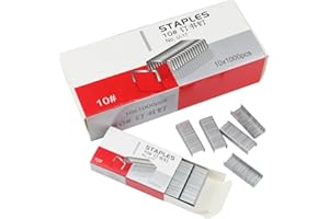 Aacehlh 10000pcs No.10 Staples, 10# Metal Staples for Small Desktop Stapler
