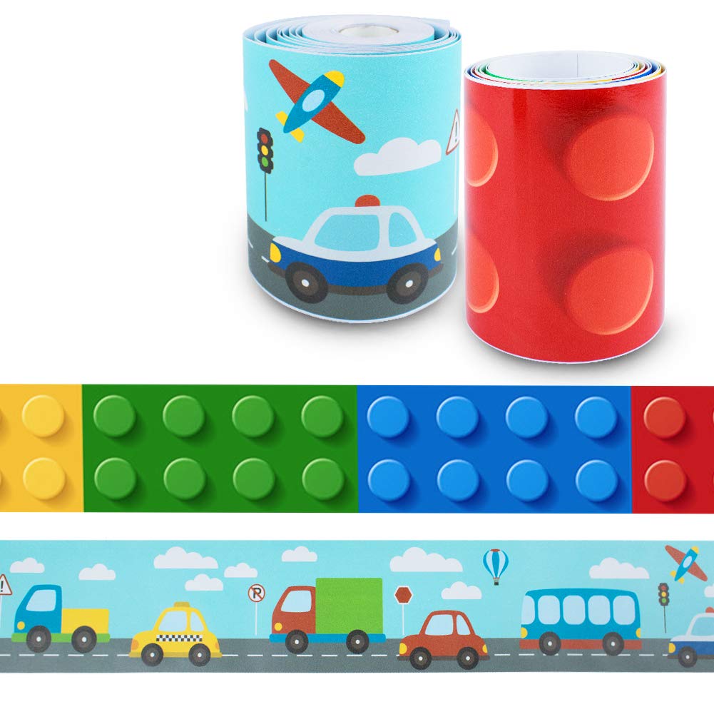 Bulletin Board Borders, 2Rolls Border Trim for Classroom Chalkboard