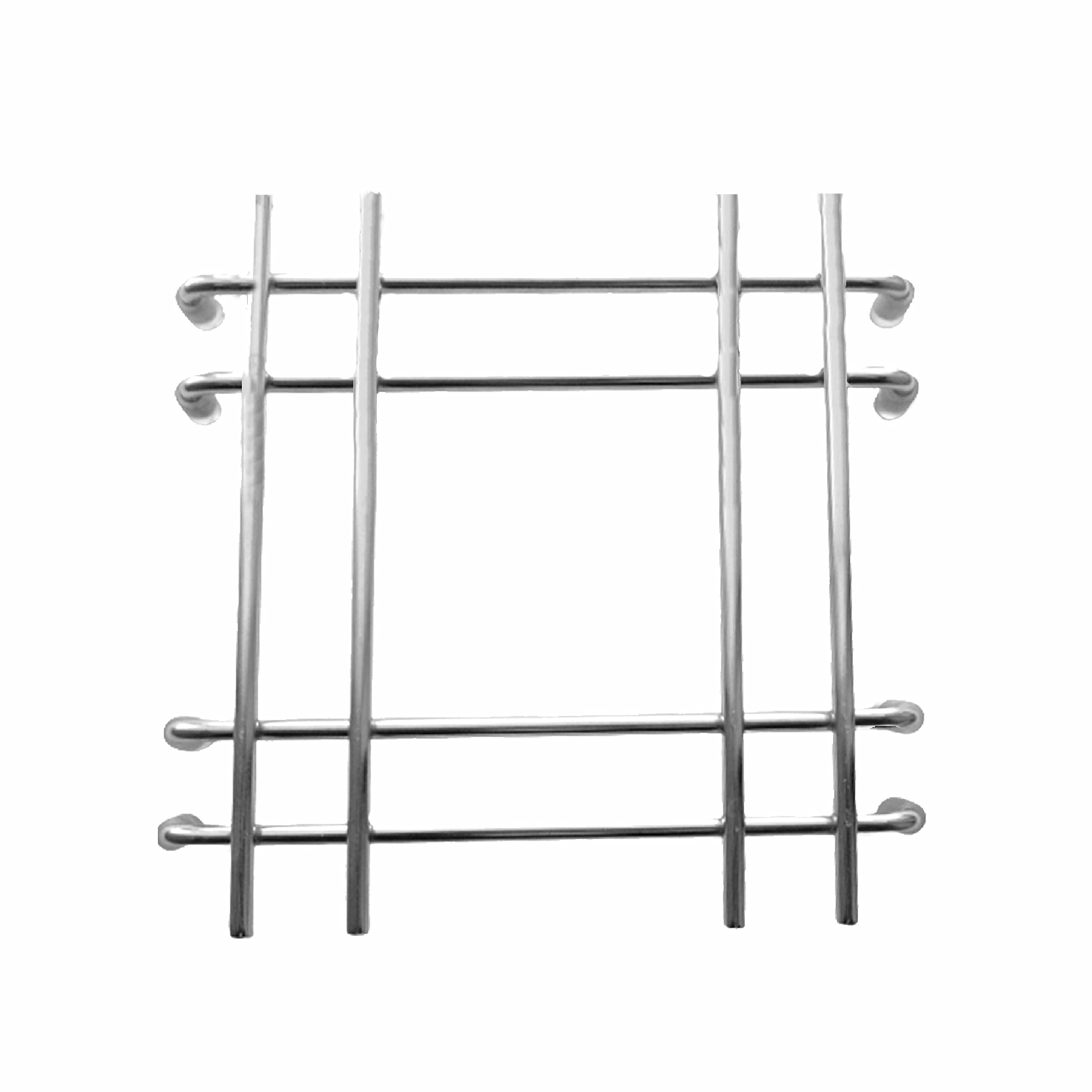 SUL Stainless Steel Trivet, Pan stands for worktop-worktop savers for kitchen heat resistant Pan Stand-Heat Resistant saucepan protector-Kitchen Worktop Protector (Steel Cross Trivet With Leg)