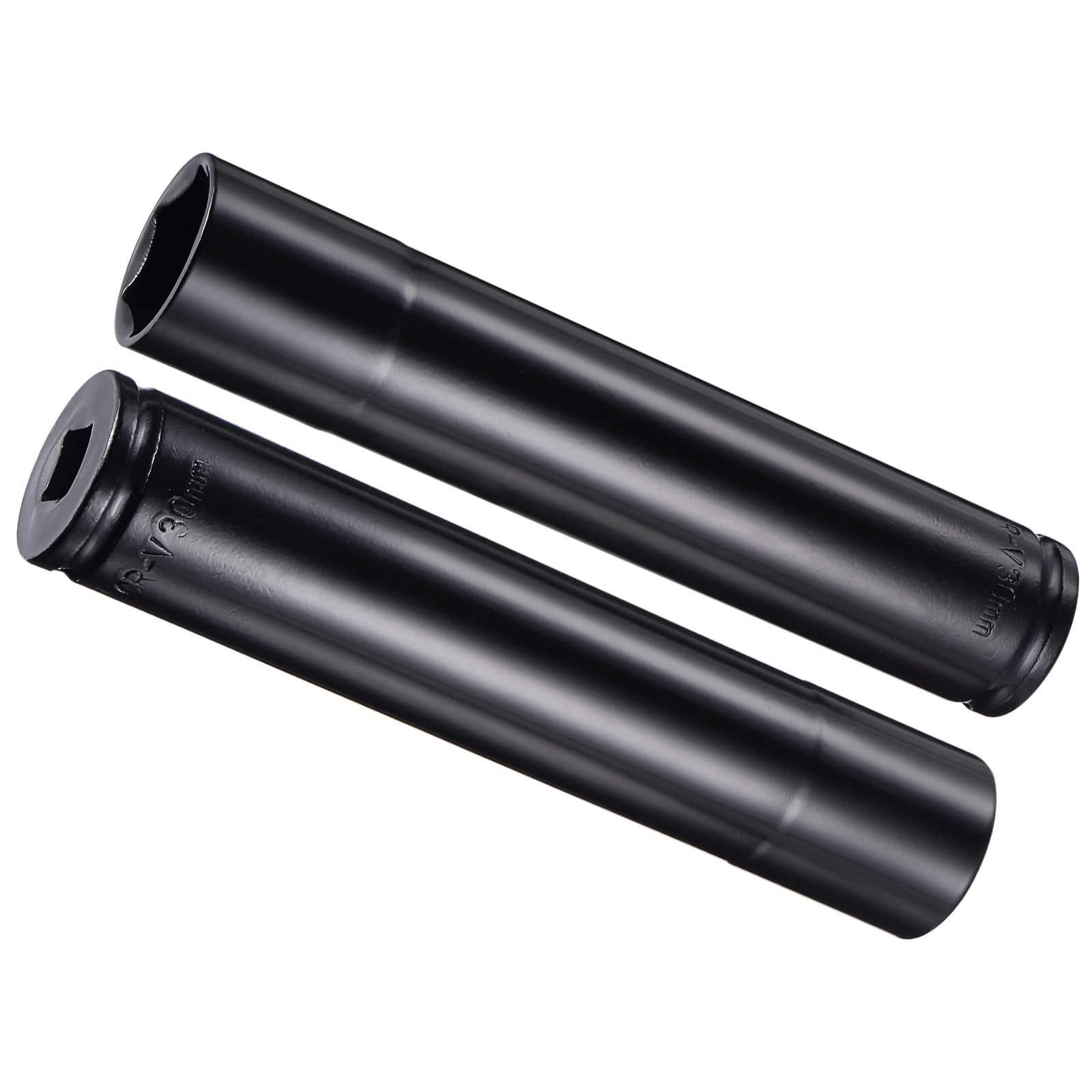 CoCud 1/2" Drive 30mm Deep Impact Socket, 2-Piece Set - Chrome Vanadium Steel, Rounded Corner Design, Suitable for Eye Bolt Screws & Special-Shaped Screws
