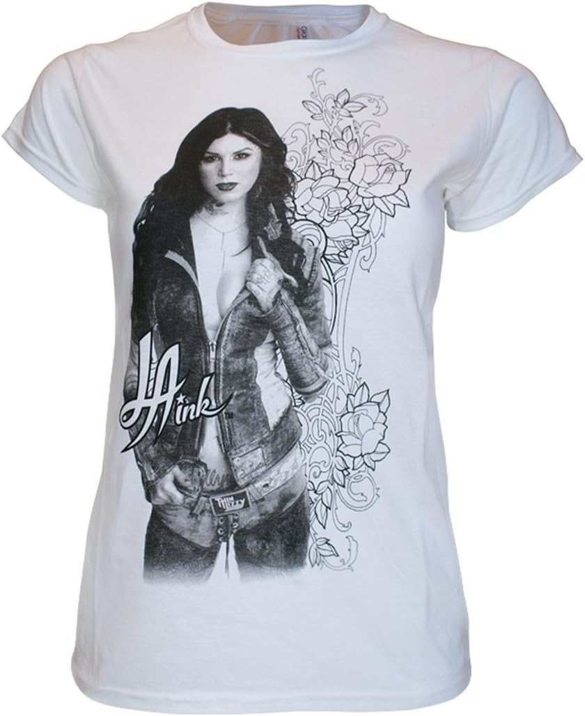 LA Ink Kat von D Thin Lizzy T-Shirt - White - X-Large
