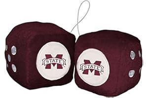 bama NCAA Unisex NCAA Football Team Fuzzy Dice