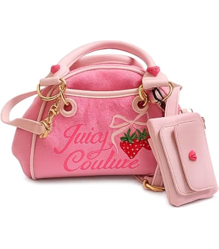Amazon.com: Juicy Couture Women's Rolling On Satchel Handbag with