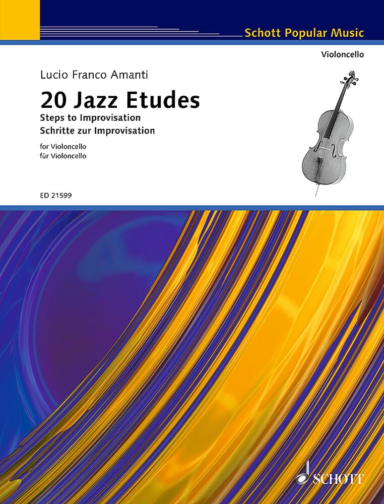 20 Jazz Etudes: Steps to Improvisation. cello.