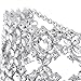 XY Fancy Women Fashion Punk Chain Collar Necklace Wide Band Alloy Rhinestone Choker Silver