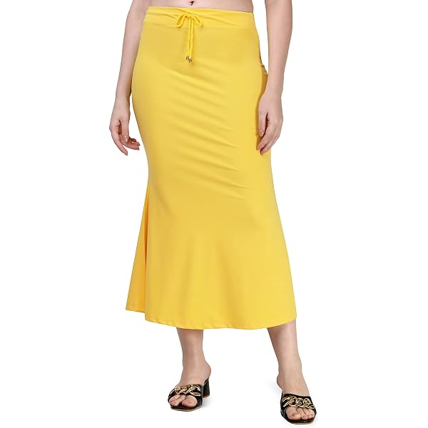 Jupon Galbant Femme - Lycra Coton - Pour Sari Ou Robe - Forme Sirène