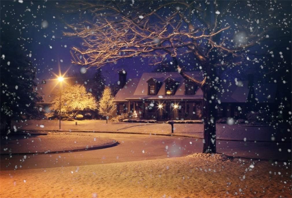 YongFoto 2,2x1,5m Vinile Sfondo Fotografico Natale Albero Regali