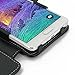 Samsung Galaxy Note 4 PDair Black Leather Book-Style Cover