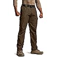 CQR Men's Tactical Pants, Water Resistant Ripstop Cargo Pants, Lightweight EDC Work Hiking Pants, Outdoor Apparel