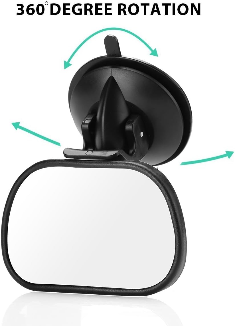 Wommty Car Mirror for Baby Back Seat Baby Mirror, Rear View Baby/Infant In Back Seat, Shatter-proof Safety - Image 4