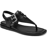 DKNY Women's Cassiane Flat Thong Sandal With Belt Detail