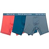 Fruit of the Loom mens Getaway Boxer Briefs, Lightweight Breathable Fabric, Quick Dry & Odor Control