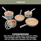 Ninja Extended Life 5-Piece Ceramic Cookware Set Grey & Terracotta 20/24cm view 2
