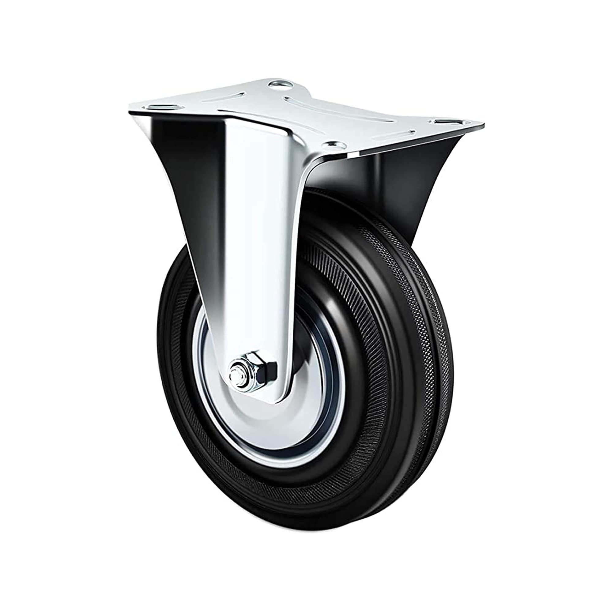 Kippen 1600E1 - Industrial Wheel with Fixed Base, Diameter 200 mm.