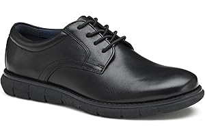 Johnston & Murphy Big Kid Holden Plain Toe Boys Dress Casual Lace-Up Shoe