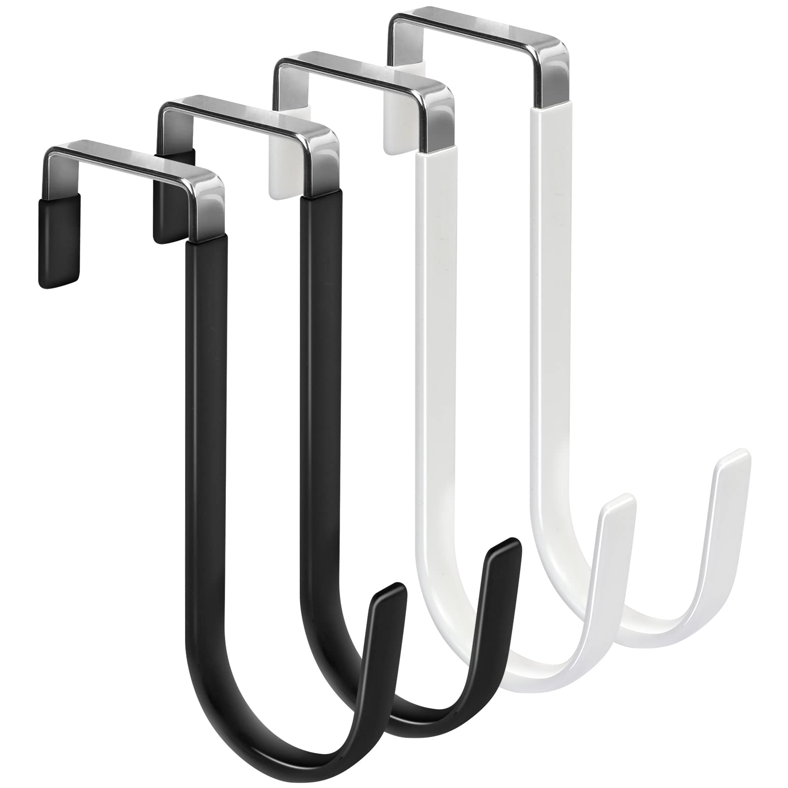 FYY Over The Door Hooks, 4 Pack Door Hangers Hooks