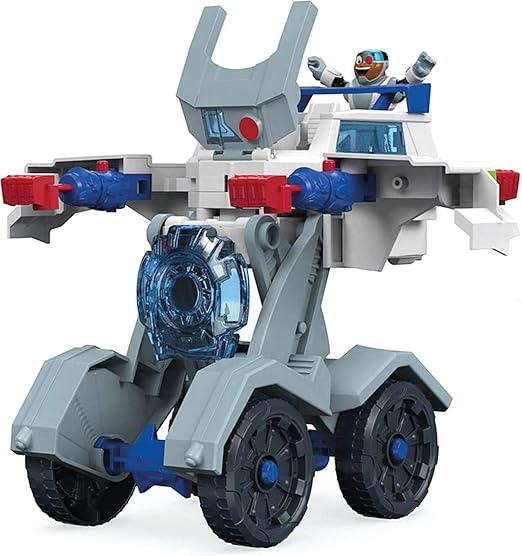 imaginext cyborg transforming battle rig