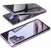 Magnetic Privacy Case for Samsung S24 Ultra,Anti Peeping Screen Protector Double-Sided Tempered Glass Metal Bumper Anti SPY C